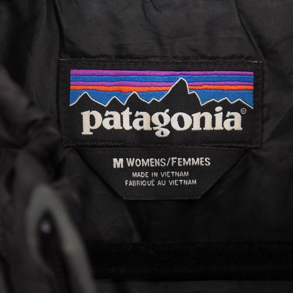 Patagonia Nano Puff Womens Insulated Quilted Jacket Size M Black Company Logo - Picture 4 of 5